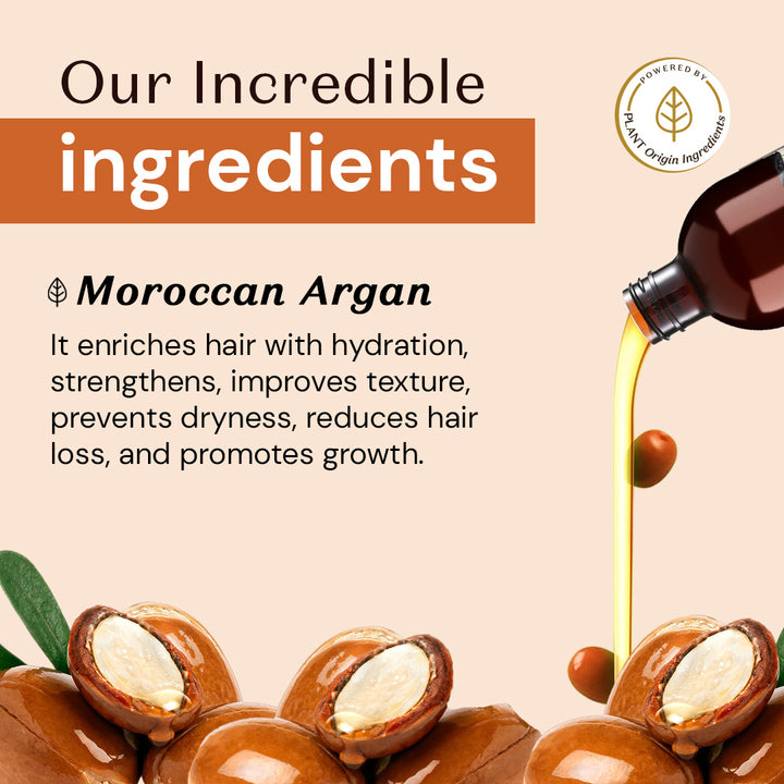Atulya Moroccan Argan Hair Oil | Repairs Hair- 200ml
