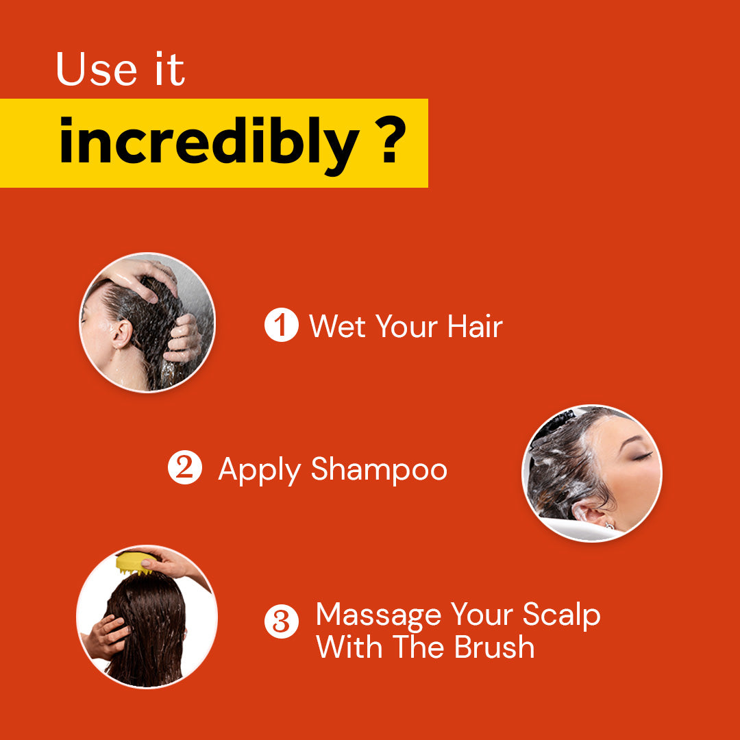 Atulya Scalp Exfoliating Massager Brush for Scalp Stimulation