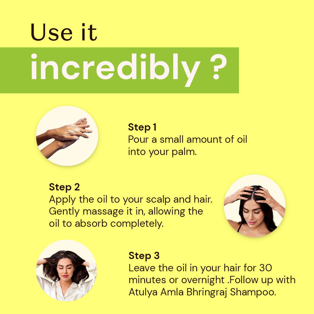 Atulya Amla & Bhringraj Hair Oil | Strengthening and Anti-greying - 200ml