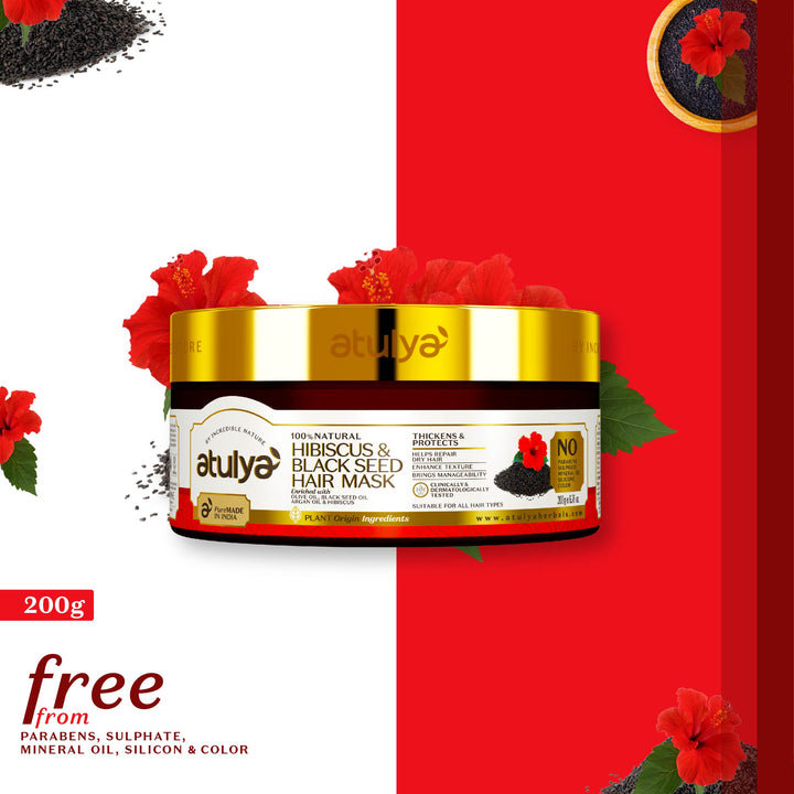 atulya Hibiscus & Black Seed Hair Mask