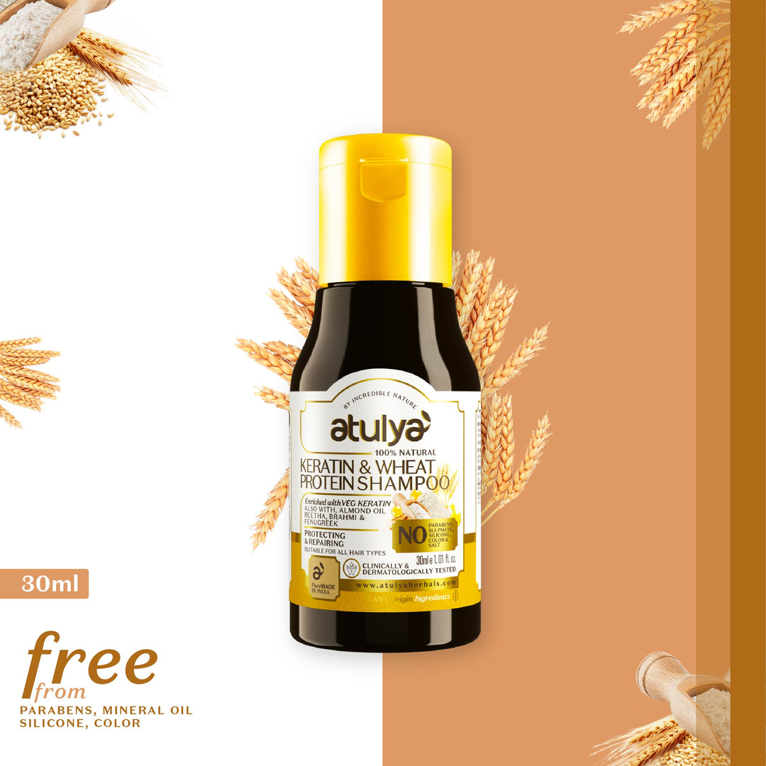 ๐ Atulya Keratin & Wheat Protein Shampoo 30ml