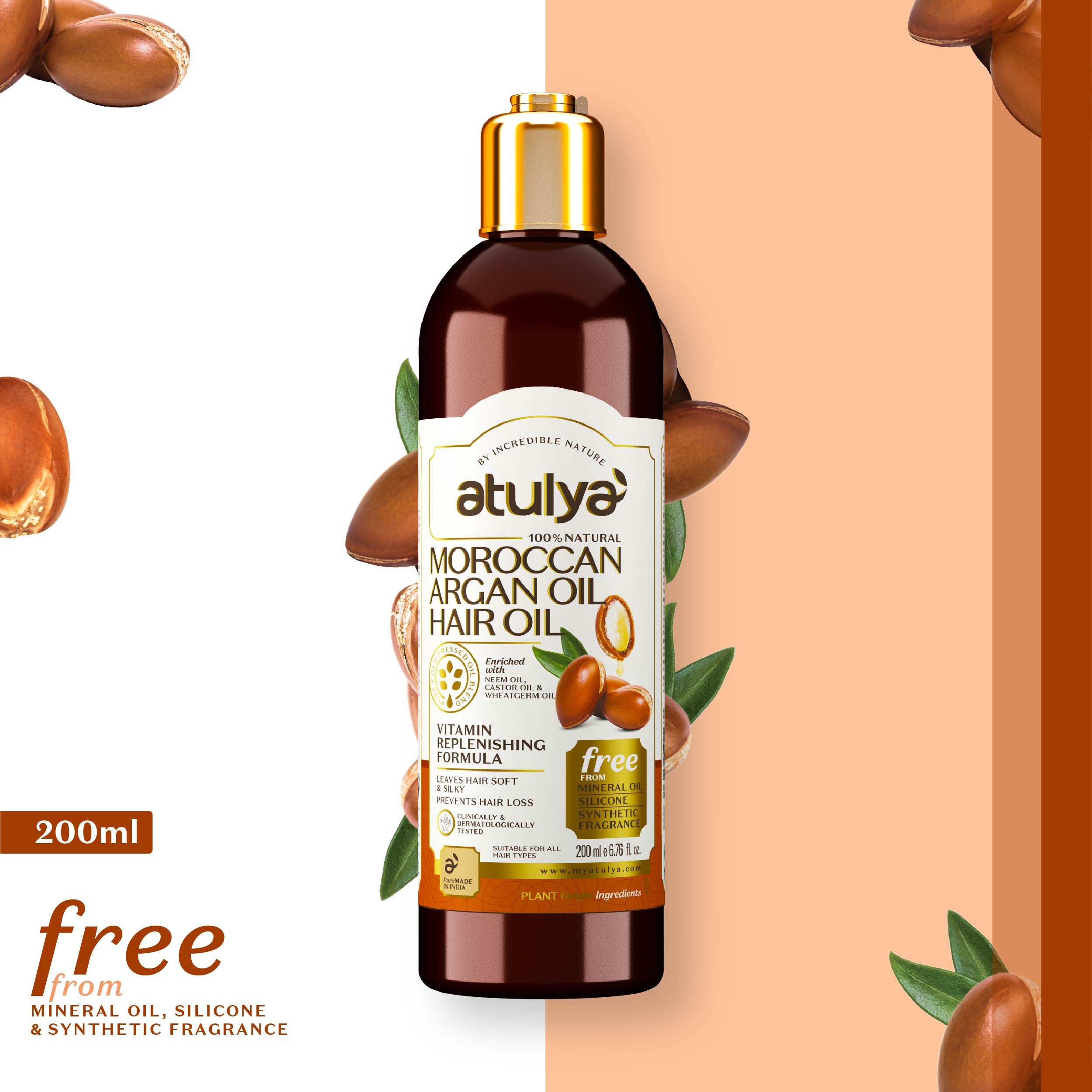 atulya Moroccan Argan Oil Hair