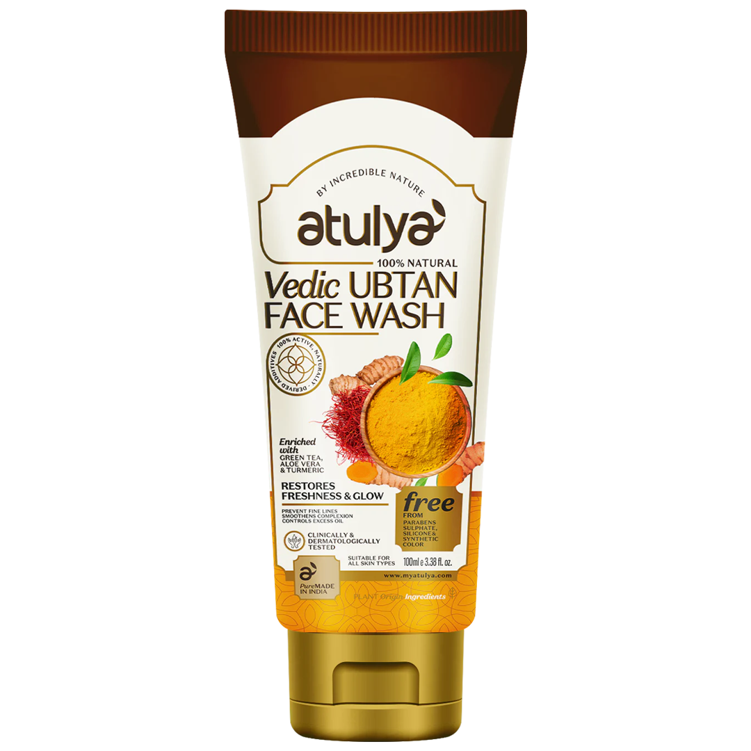 Atulya Vedic Ubtan Face Wash in Tube | For Glowing Skin - 100ml