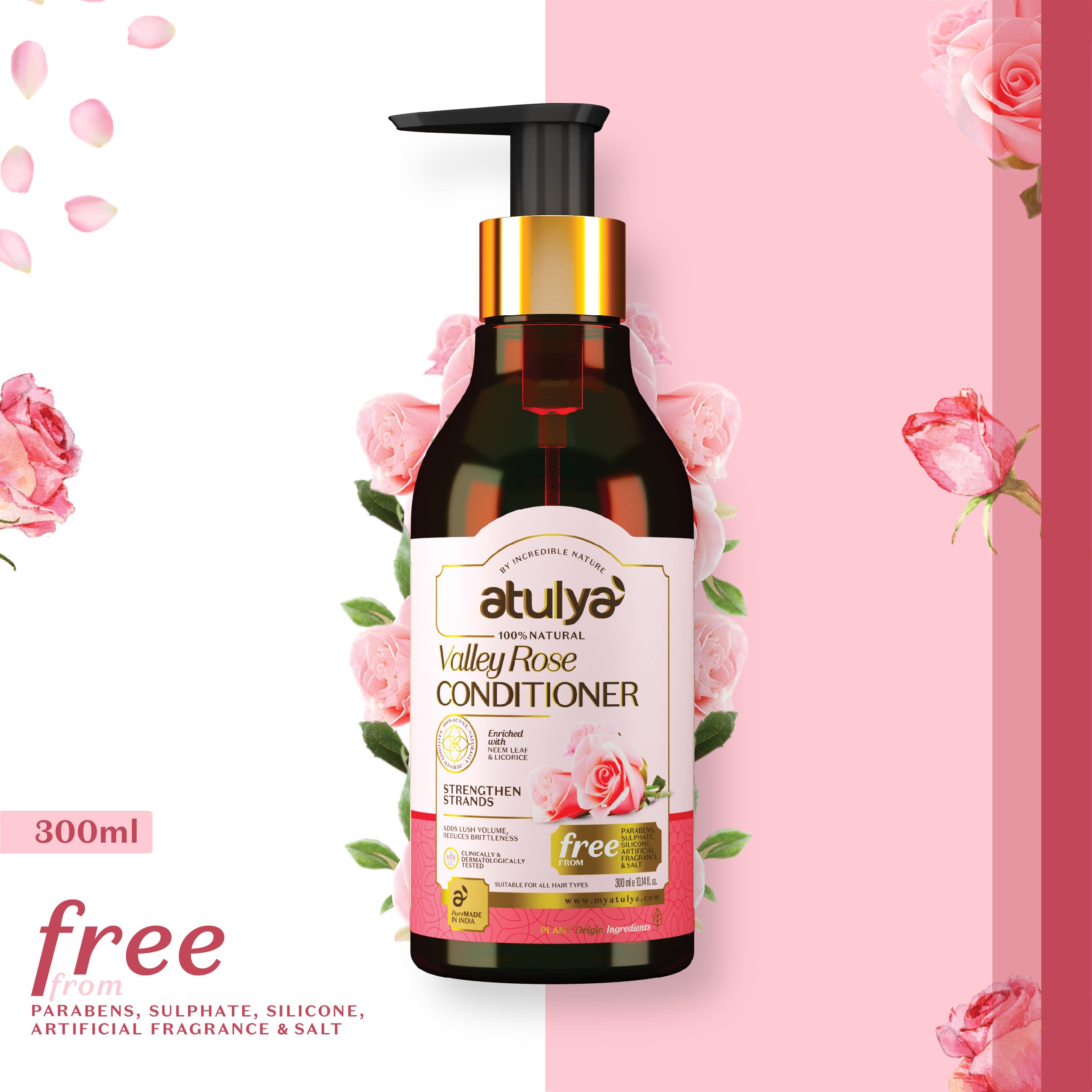 atulya Valley Rose Conditioner 300ml