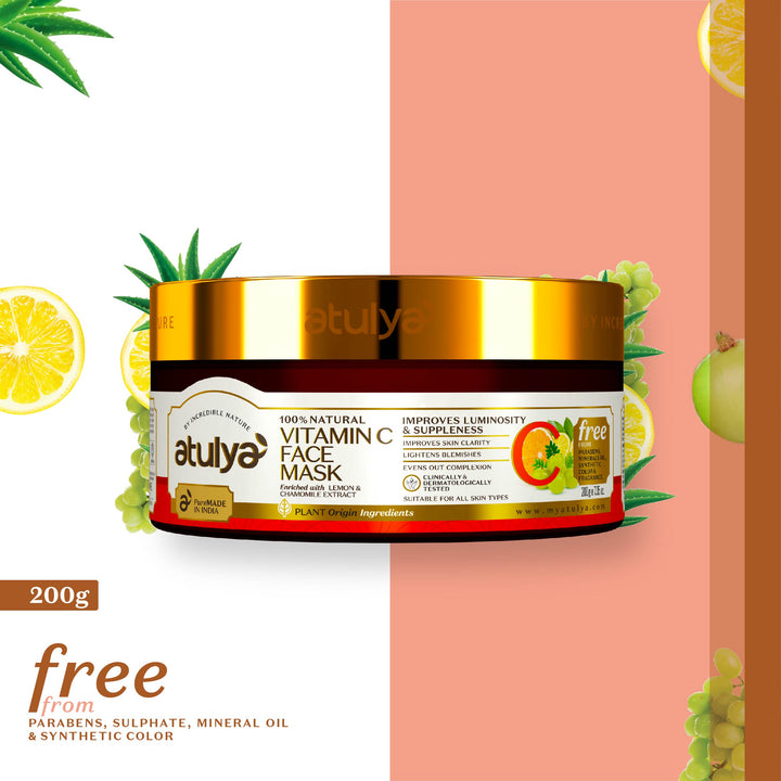 atulya Vitamin C Face Mask for Glowing Skin