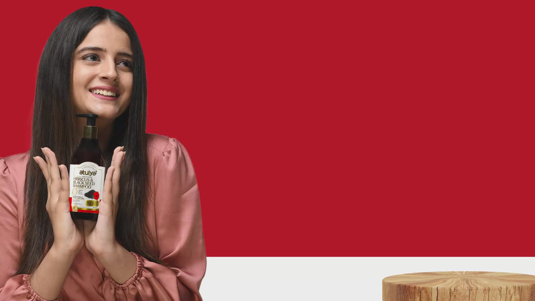 Atulya Hibiscus & Black Seed Hair Shampoo for Frizz Control - 300ml