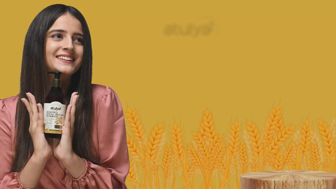 Atulya Keratin & Wheat Protein Shampoo | Protecting and Repairing - 300ml