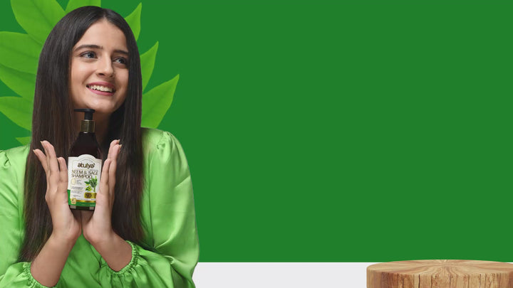 Atulya Neem & Sage Shampoo | Anti-dandruff and Anti-fungal - 300ml