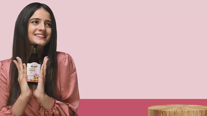 Atulya Vally Rose Shampoo | Restores Shine and Volume - 300ml