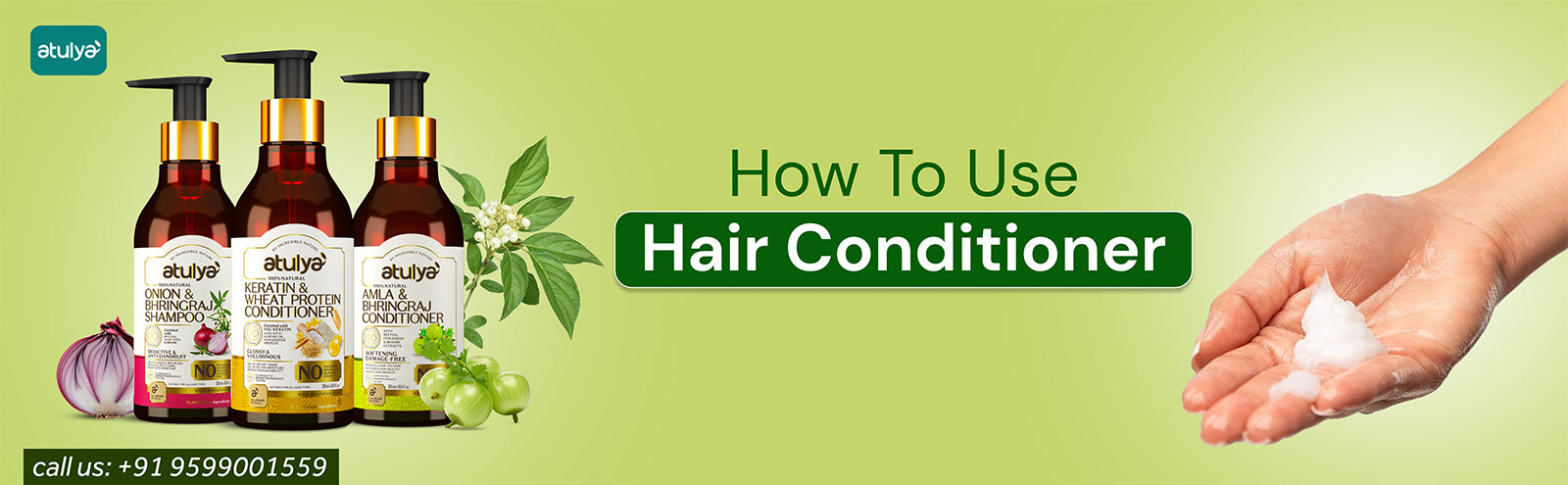 How to use hair conditioner