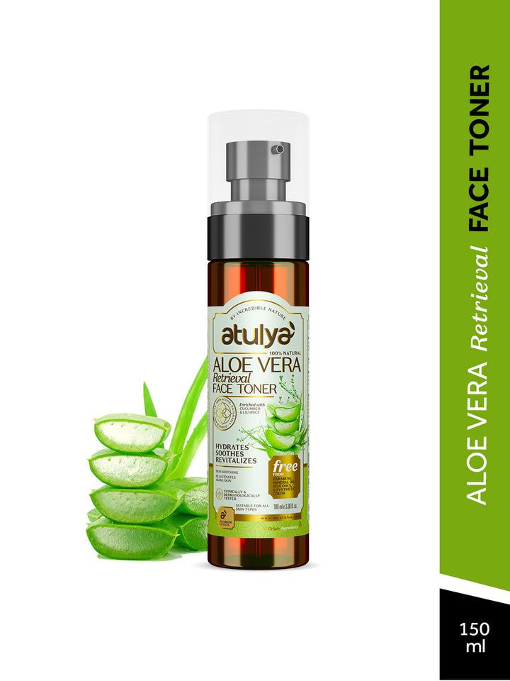 atulya Aloe Vera Face Toner - 100ml (BUY1GET1)