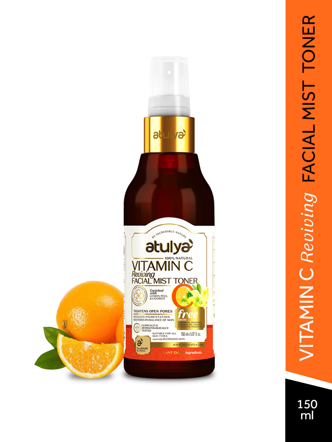 atulya Vitamin C Facial Mist Toner - 150ml (BUY1GET1)