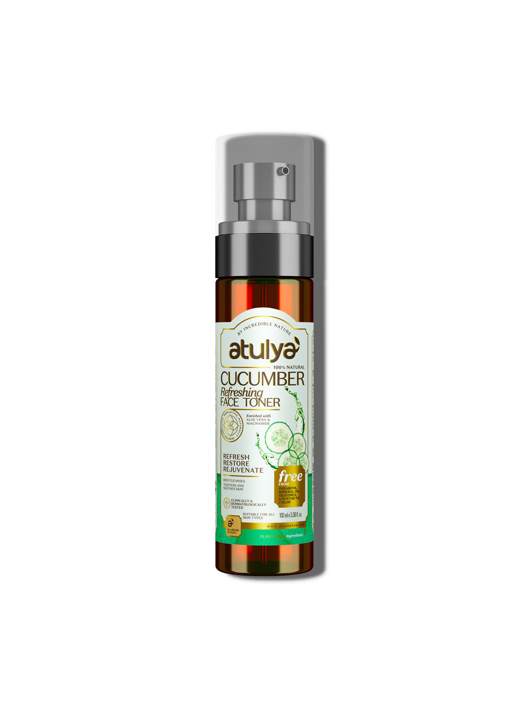 atulya Cucumber Face Toner - 100ml (BUY1GET1)