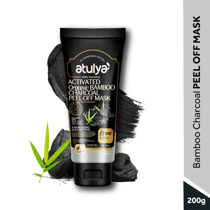 atulya Activated Organic Bamboo Charcoal Peel Off Mask