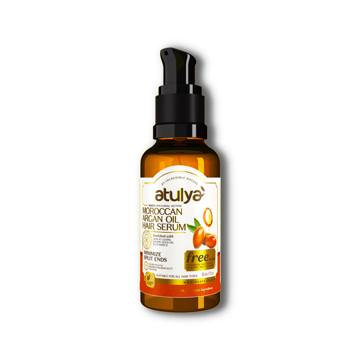 atulya Moroccan Argan Oil Hair Serum - 50ml