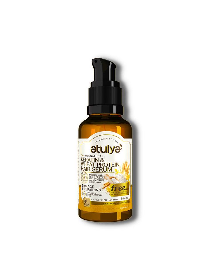 atulya Keratin & Wheat Protein Hair Serum 50ml