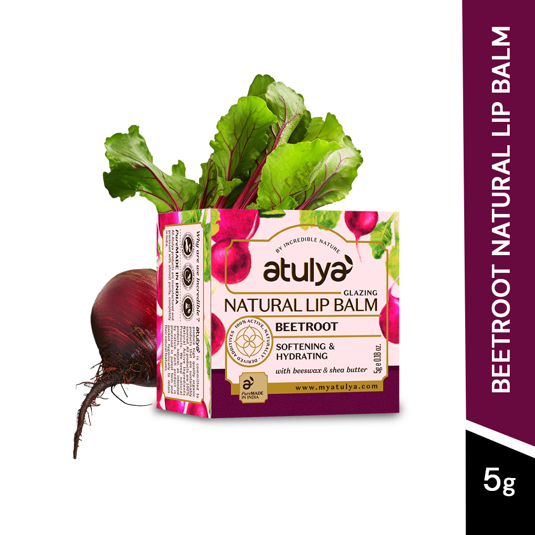 atulya Beetroot Lip Balm - 5gm