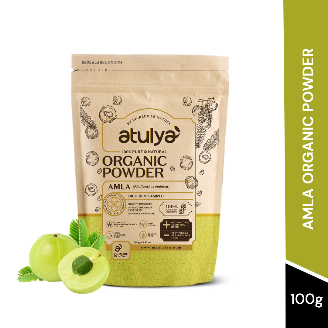 Atulya Amla Organic Powder | 100 % Pure & Natural - 100gm