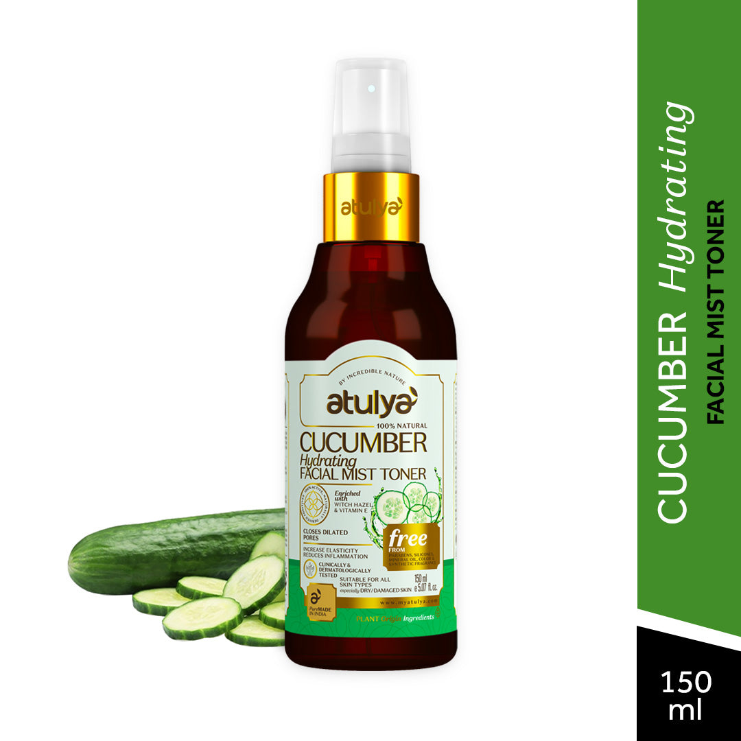 atulya Cucumber Hydrating Facial Mist toner (BUY1GET1)