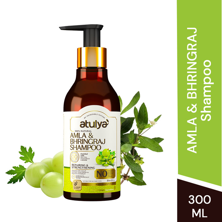 atulya Amla & Bhringraj Shampoo - 300ml Deal