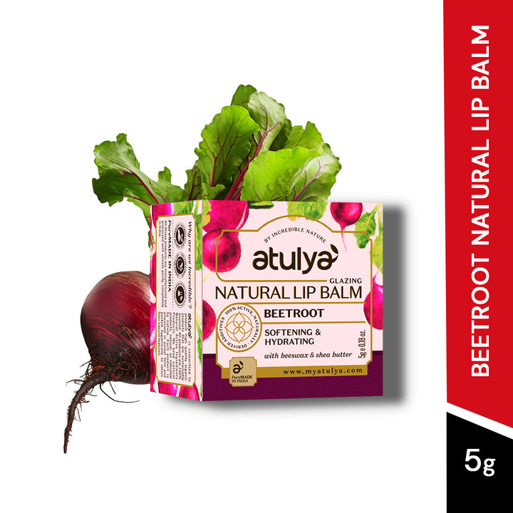 atulya Beetroot Lip Balm - 5gm