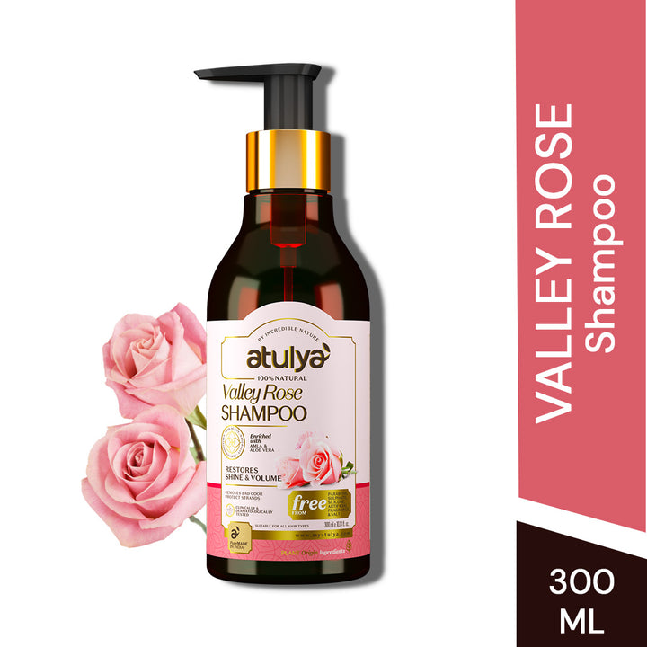 atulya Vally Rose Hair Shampoo - 300ml (BUY2GET2)