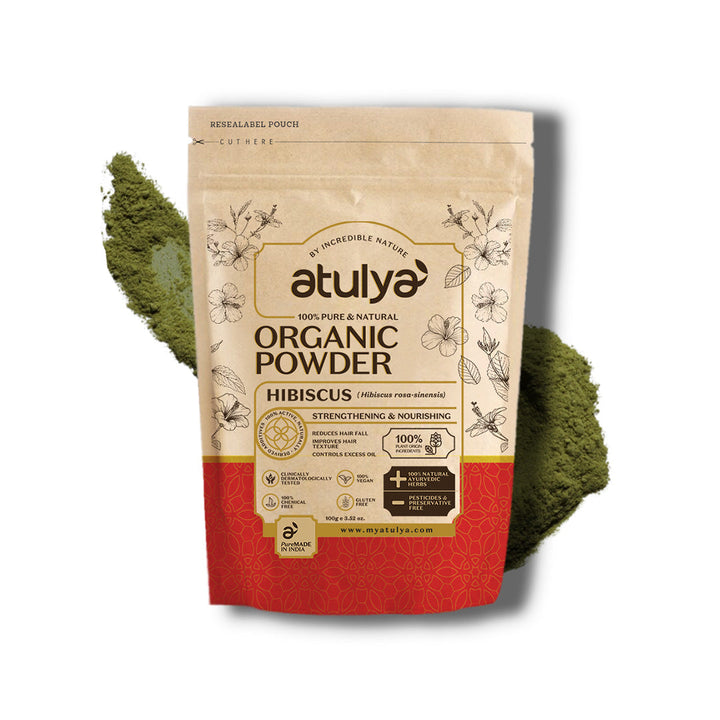atulya Organic Hibiscus Powder - 100gm DEAL