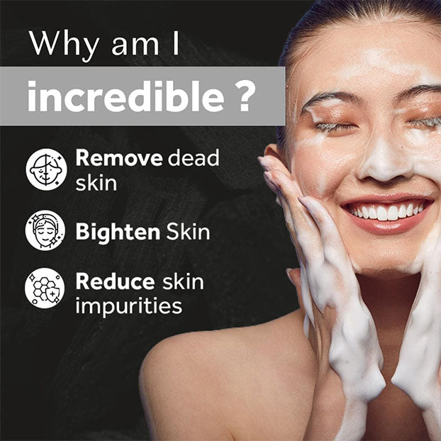 Atulya Bamboo Charcoal Foaming Face Wash with Brush and Cica Hyaluronic Acid Sunscreen SPF 50 PA++++ Combo