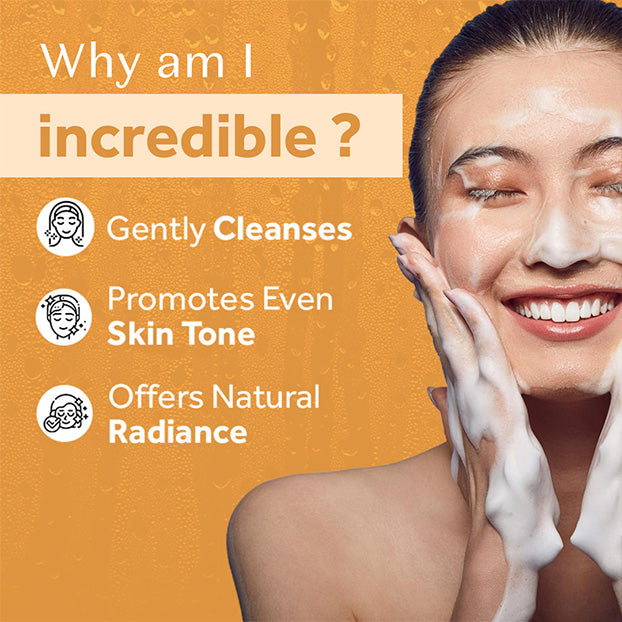 Atulya Haldi & Chandan Foaming Face Wash and Vitamin C & D-Panthenol Sunscreen SPF 50 PA++++ Combo