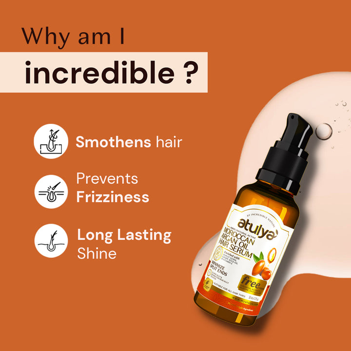 atulya Moroccan Argan Oil Hair Serum - 50ml