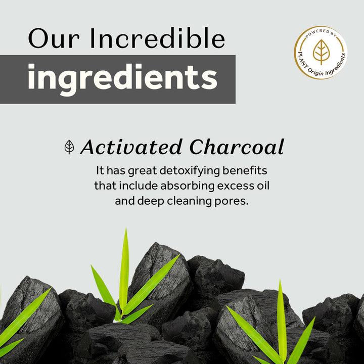 atulya Activated Organic Bamboo Charcoal Foaming Face Wash - 150gm (BUY1GET1)