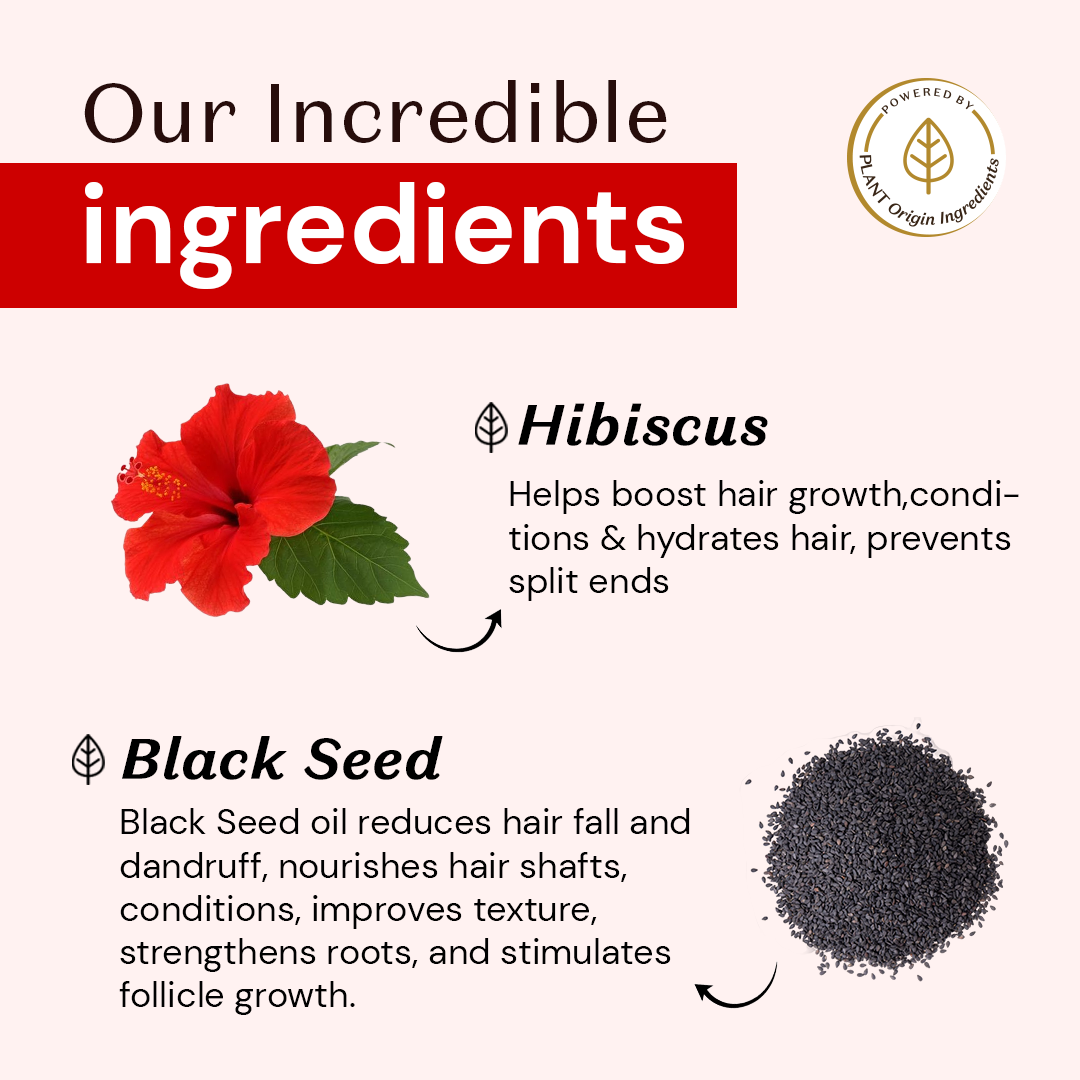 atulya Hibiscus & Black Seed Hair Oil - 200ml