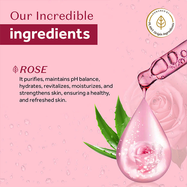 Atulya Rice Water Foaming Face Wash & Rose Water Facial Mist Toner Combo for Fresh Hydrated Skin