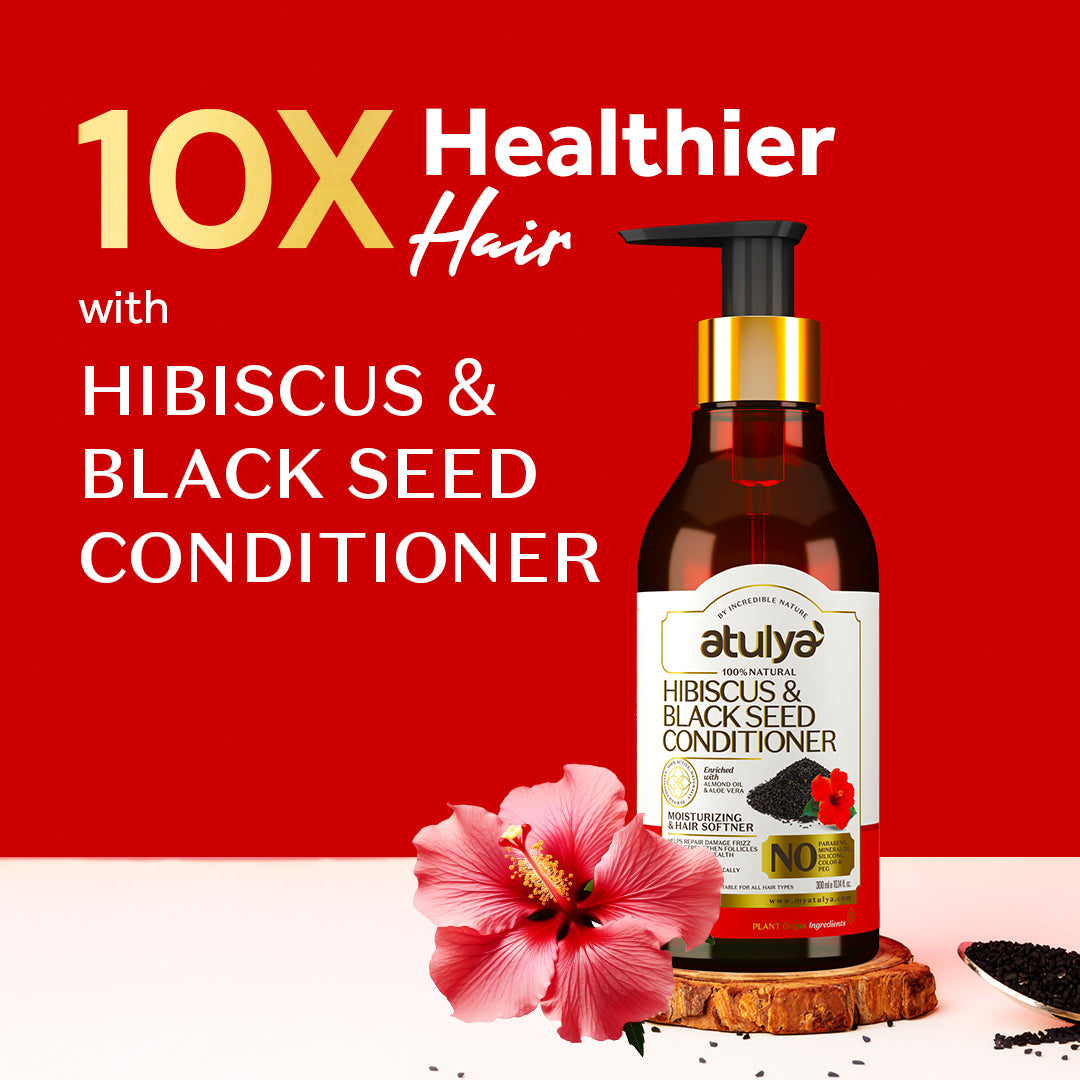 atulya Hibiscus & Black Seed Hair Conditioner - 300ml (5 Products @ 999)