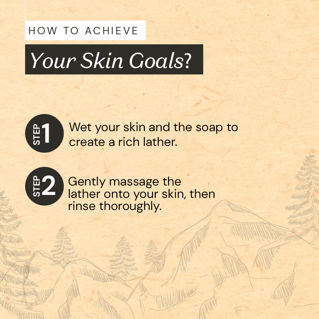 Atulya Activated Bamboo Charcoal Soap  for Deep Cleansing - 125gm