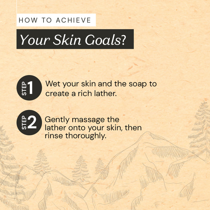 Atulya Activated Bamboo Charcoal Soap  for Deep Cleansing - 125gm