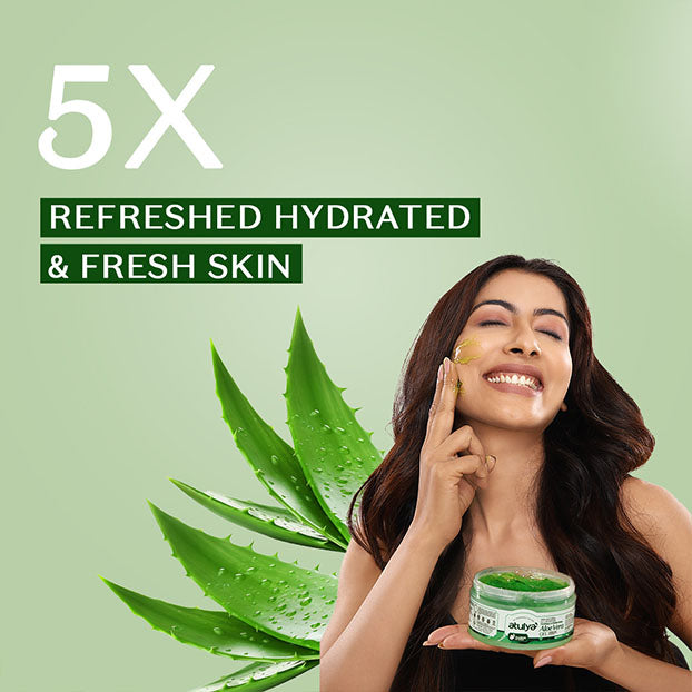 Atulya Aloe Vera Complete Face Care Combo for Hydrated Fresh Healthy Looking Skin