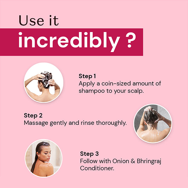 Atulya Onion & Bhringraj Complete Hair Care Combo for Strong Smooth Healthy Looking Hair