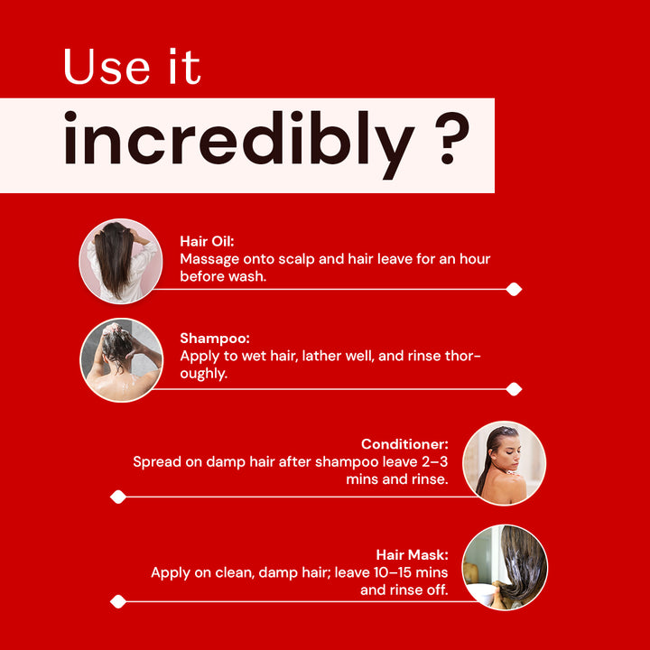 Atulya Hibiscus & Black Seed Hair Care Combo (Set of 4)