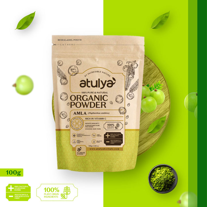 atulya Amla Organic Powder - 100 % Pure & Natural