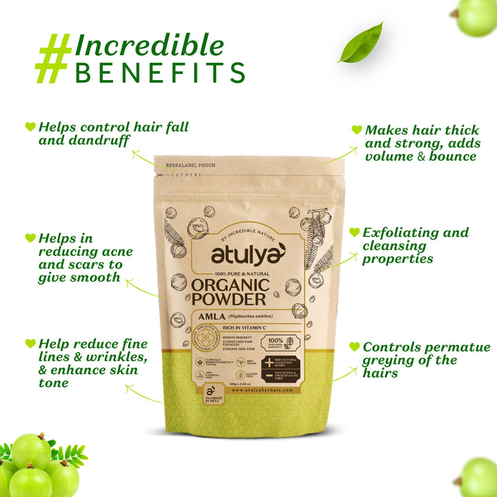 atulya Incredible Benefits of Amla Organic Powder