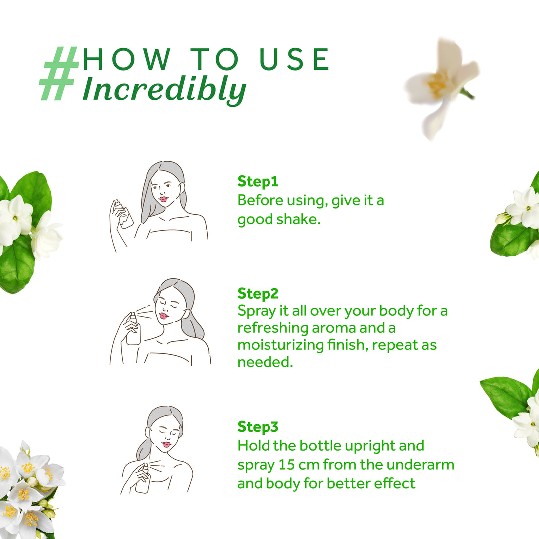 Atulya Arabian Jasmine Body Mist | Soothing and Hydrating - 150ml