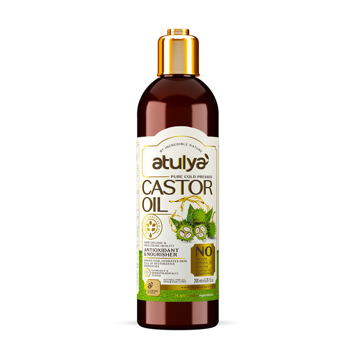 atulya Pure Cold Pressed Castor Oil (100% Natural) Deal