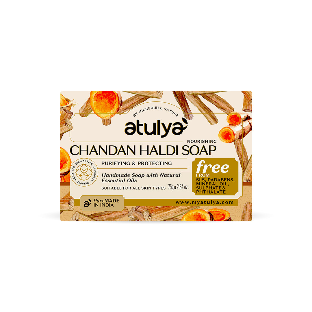 Atulya Chandan Haldi Soap-75 g