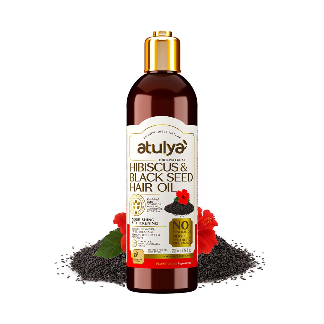 atulya Hibiscus & Black Seed Hair Oil - 200ml