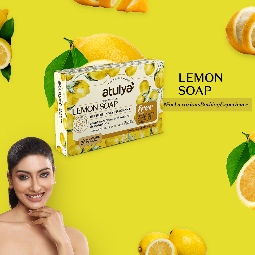 Atulya Lemon Soap - 75 g