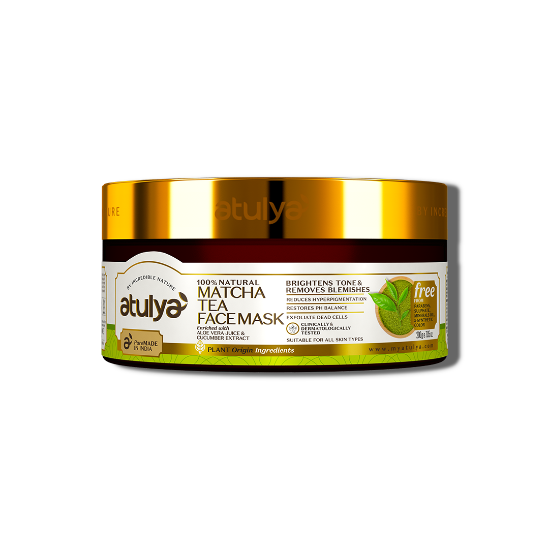 atulya Matcha Tea Face Mask - 200gm