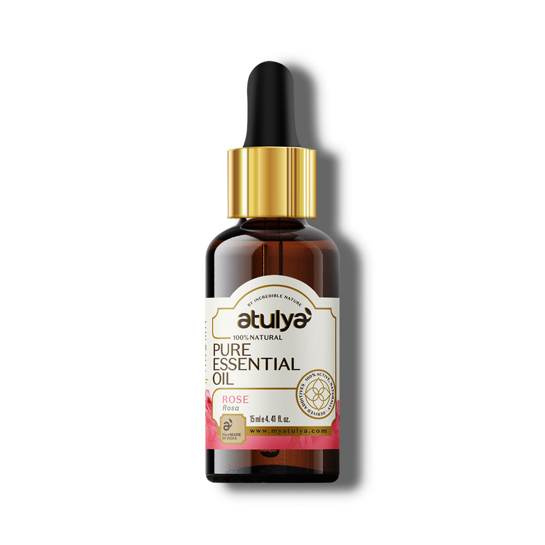 Atulya 100% Natural Rose Pure Essential Oil - 15ml