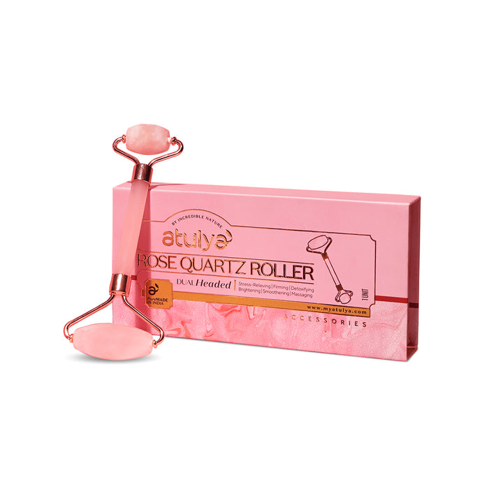 atulya Rose Quartz Roller