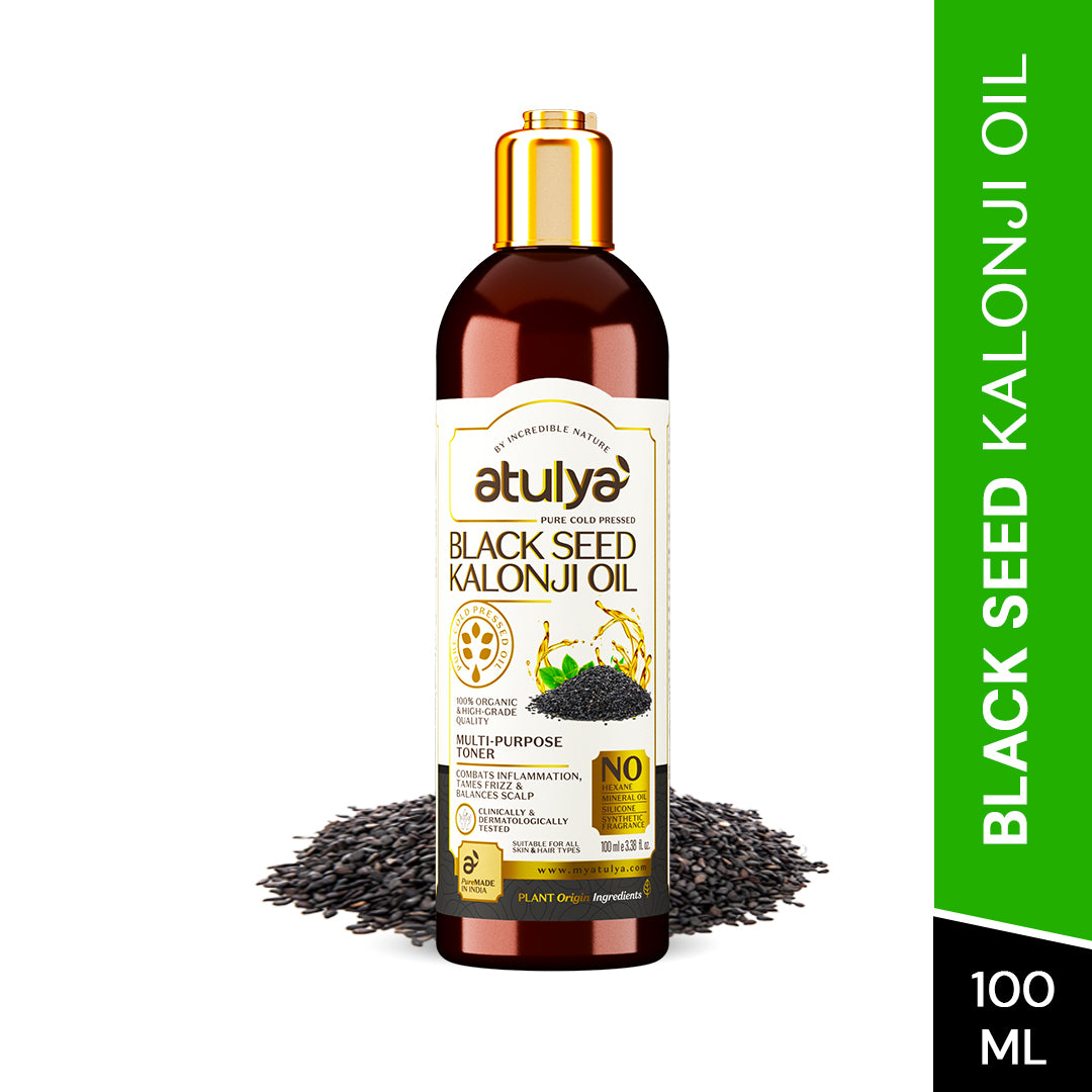 Atulya Black Seed Kalonji Pure Cold Pressed Oil - 100ml